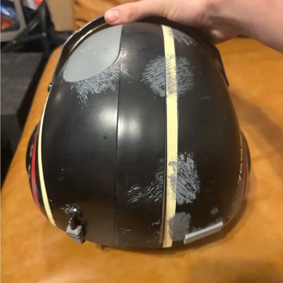 NEW Disney Parks Star Wars Galaxy's Edge Black Poe X-Wing Pilot Helmet W/Sounds - Picture 5 of 11